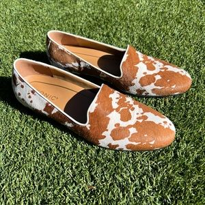 Vionic Women’s Willa Slip-On Loafer Size 9 - Real Carmel and White Cow Hide